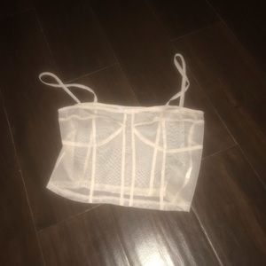 Mesh crop top